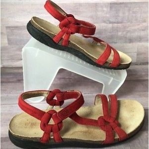 Teva Red Ventura Cork • Red • Waterproof Leather